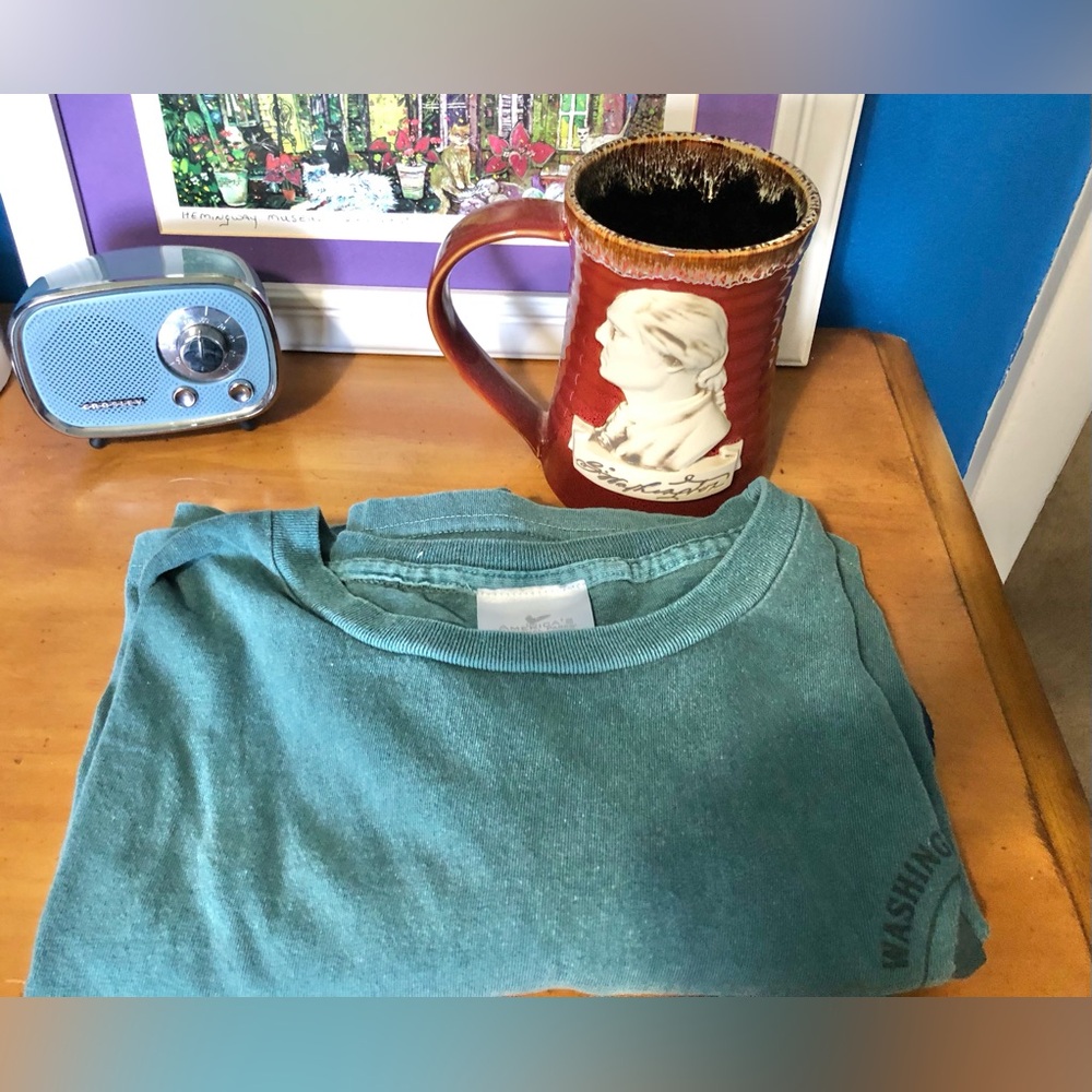 President George Washington T-shirt & Beer Stein Gift Bundle
